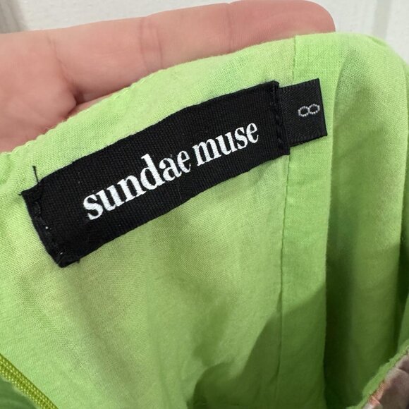 Women’s Sundae Muse Romper Dress Size 8 Spring Floral Cute‎ Summer - Picture 6 of 13